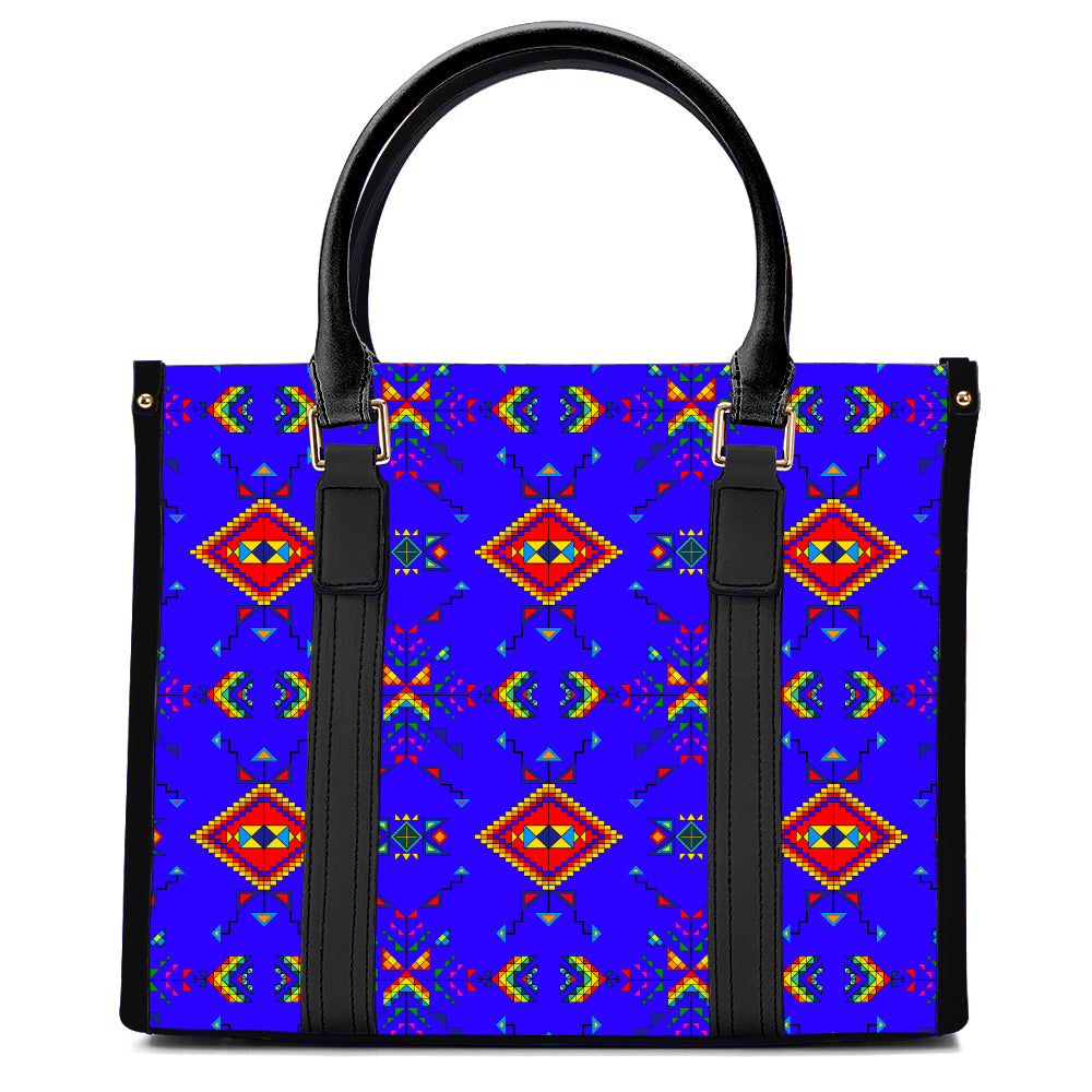 Buffalo Jump Blue Hand or Shoulder Bag