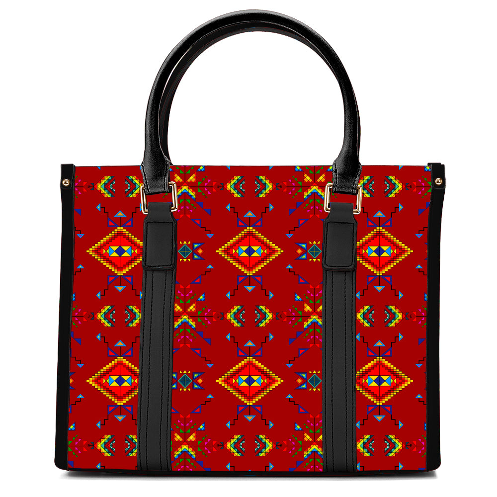 Buffalo Jump Red Hand or Shoulder Bag