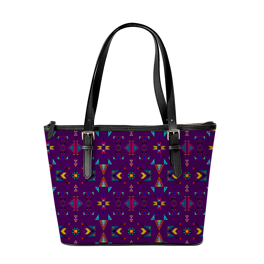 Enemy Territory Berry Large Tote Shoulder Bag