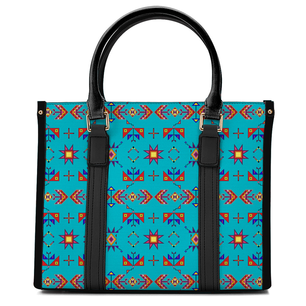 Scattered Generations Turquoise Hand or Shoulder Bag