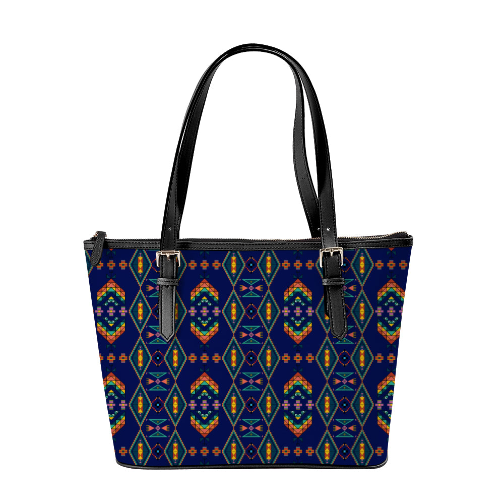 Travois Tipi Blue Large Tote Shoulder Bag