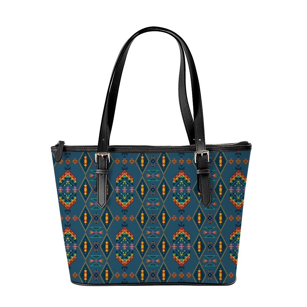 Travois Tipi Deep Lake Large Tote Shoulder Bag