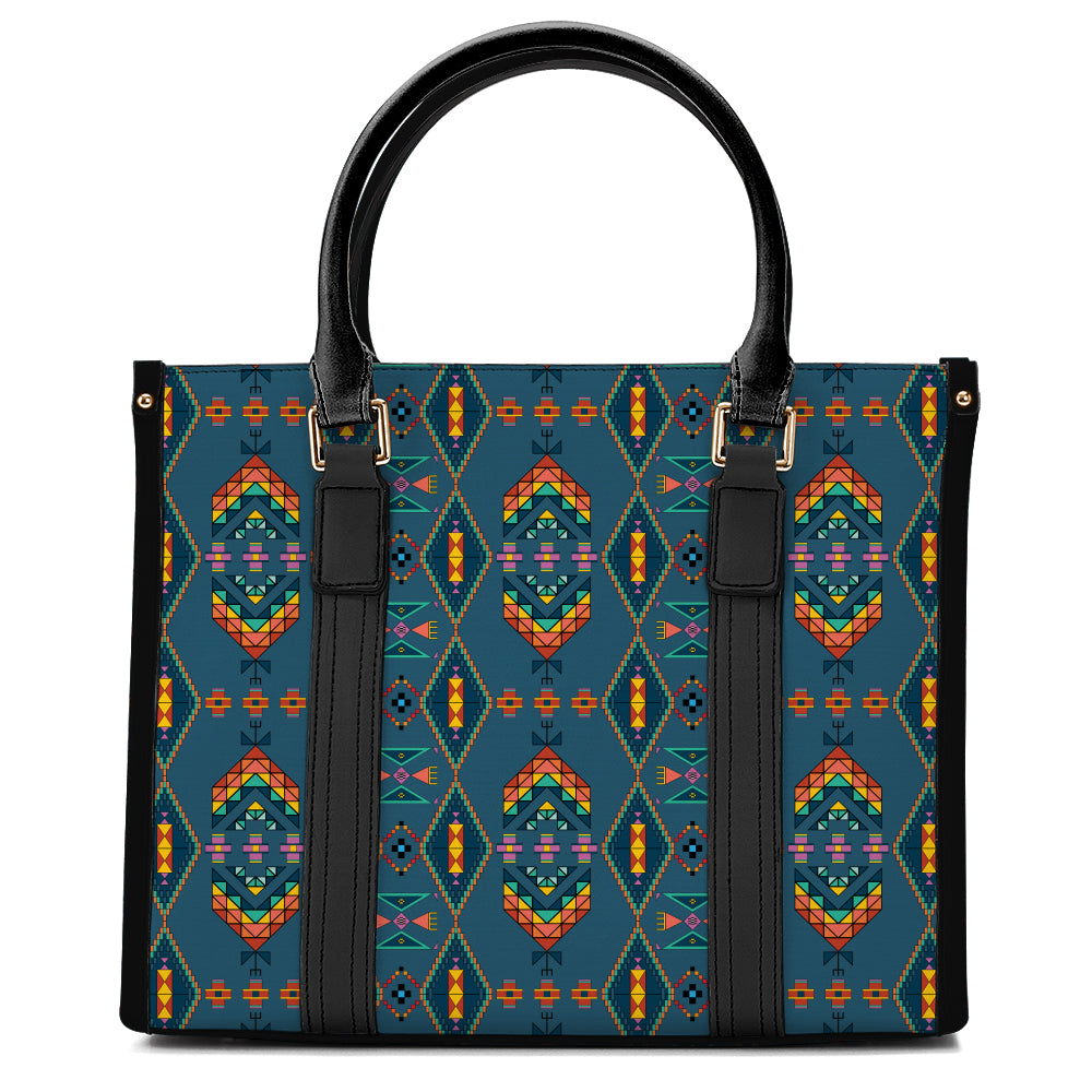 Travois Tipi Deep Lake Hand or Shoulder Bag