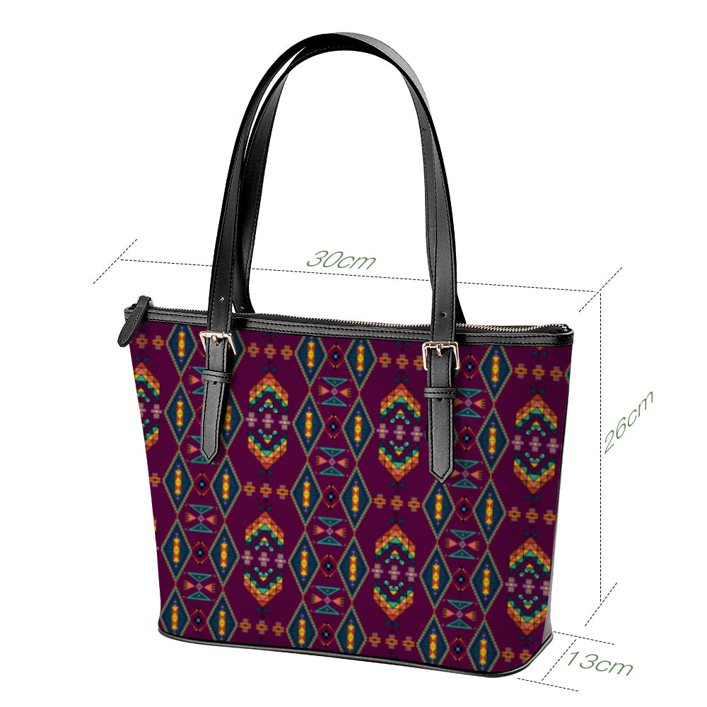 Travois Tipi Berry Large Tote Shoulder Bag