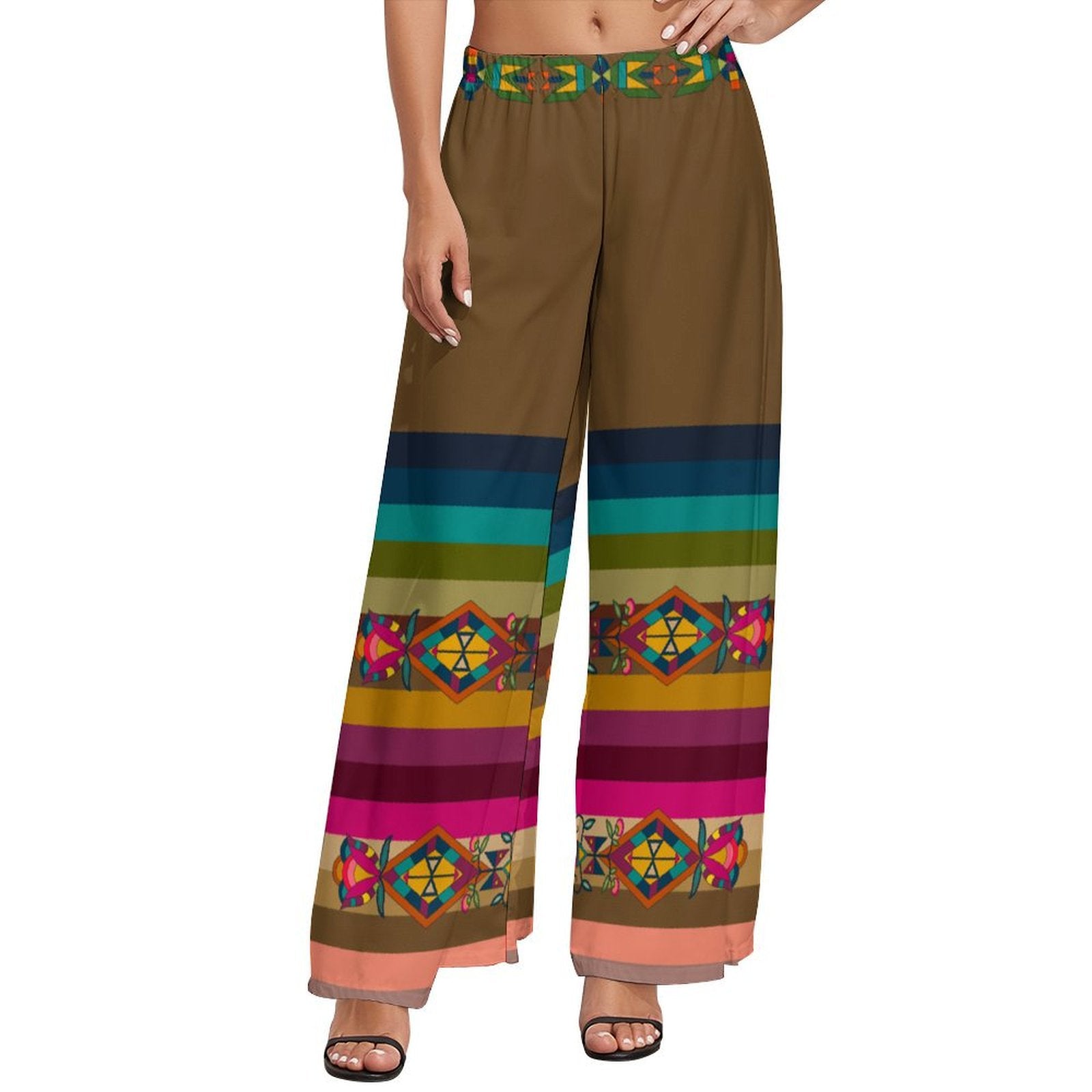 Whispering Leaves Ribbon Pants