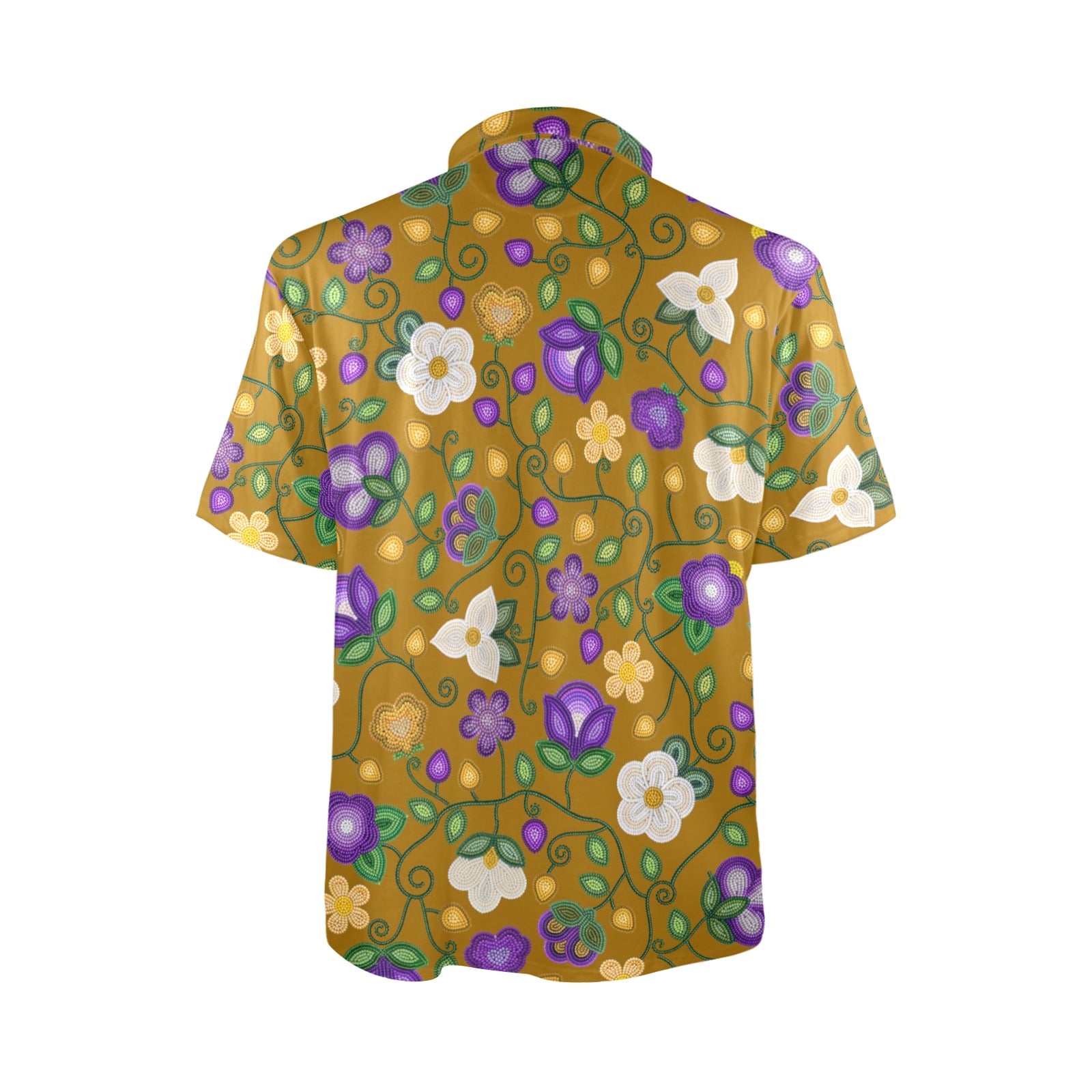 Midnight Moss Bloom Toffee Polo Shirt