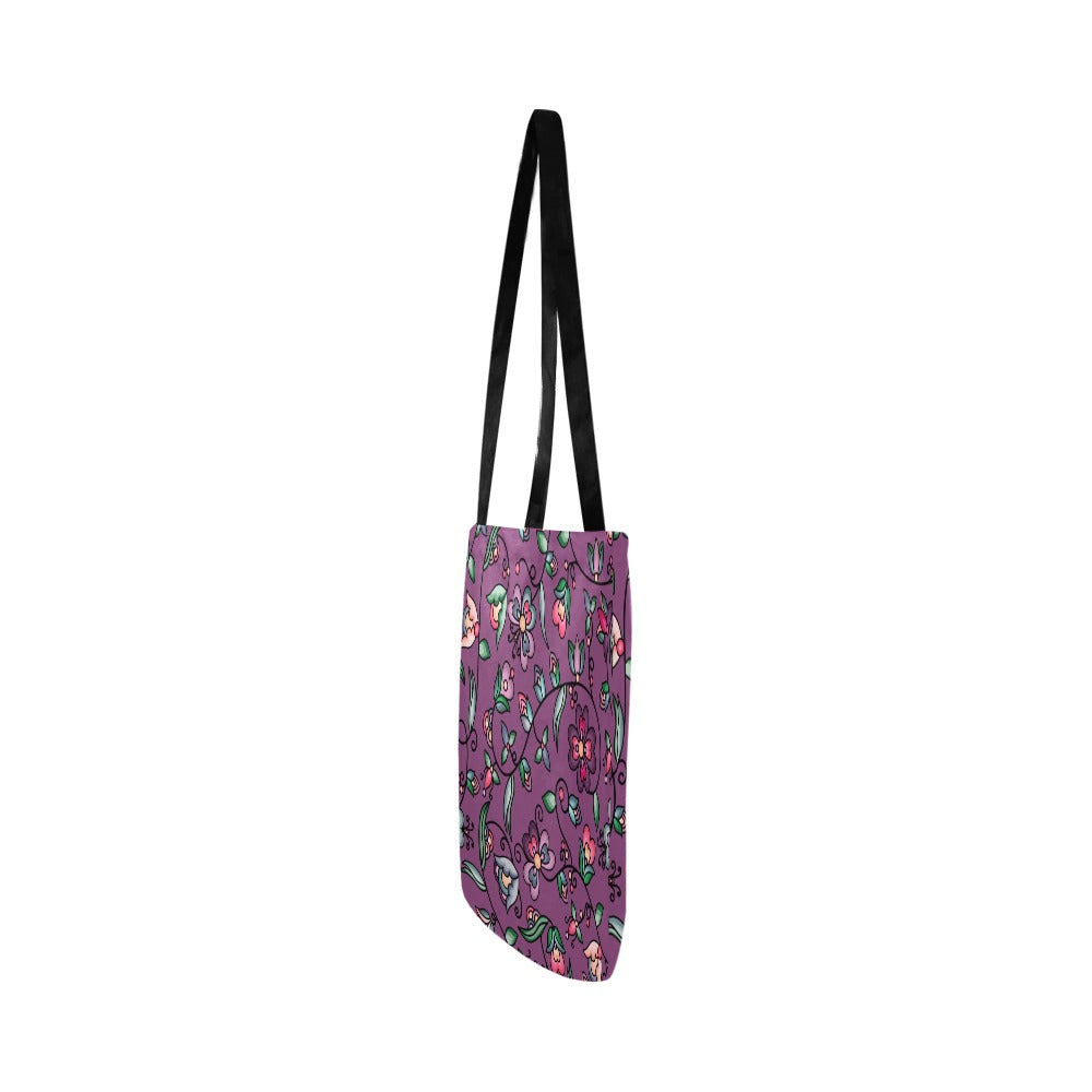 Amber Evening Garland Purple Reusable Shopping Bag (Two sides)