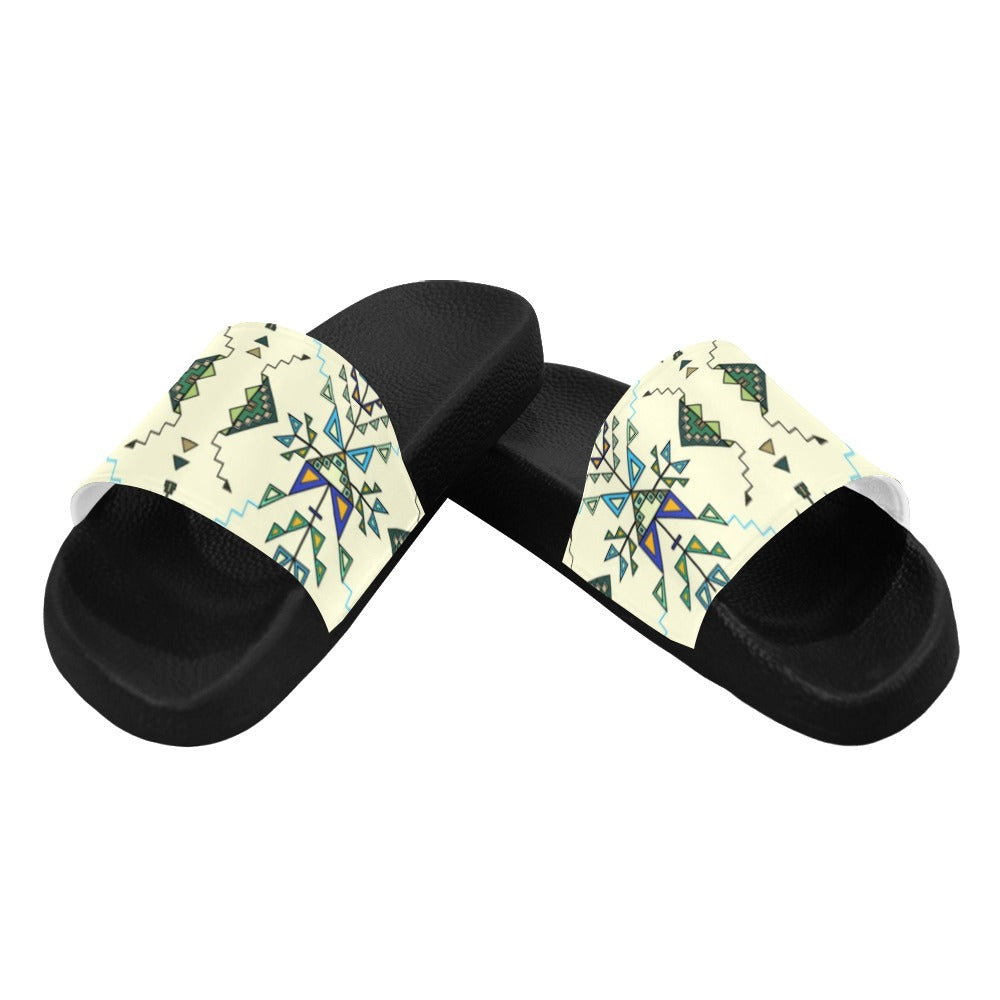 Bear Shield Cream Men's Slide Sandals