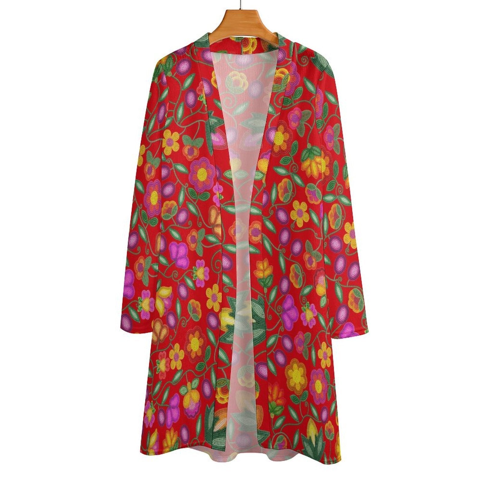 Boreal Bounty Red Cardigan