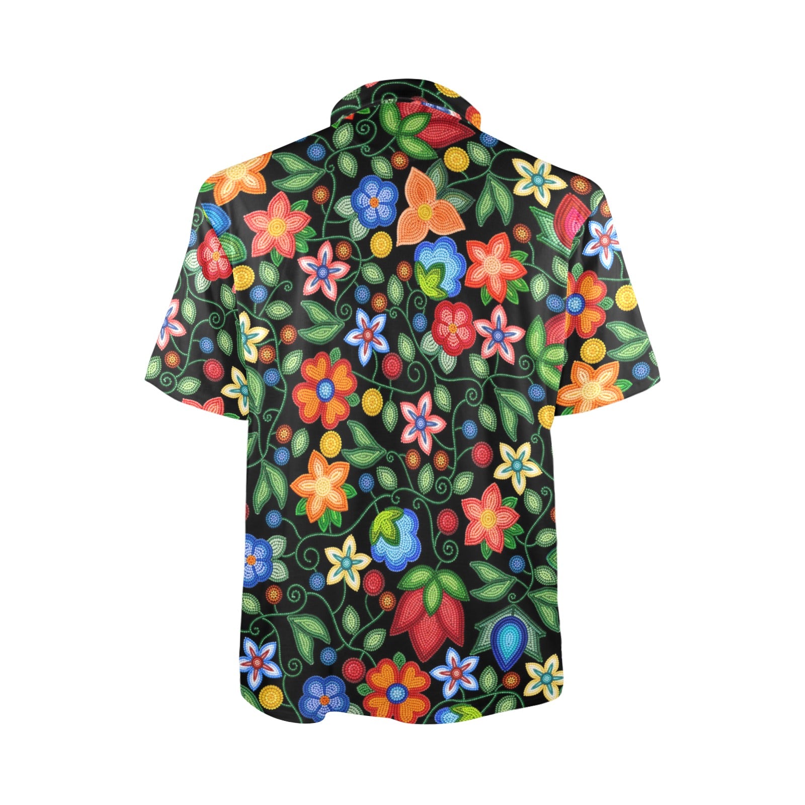 Morning Harmony Black Polo Shirt