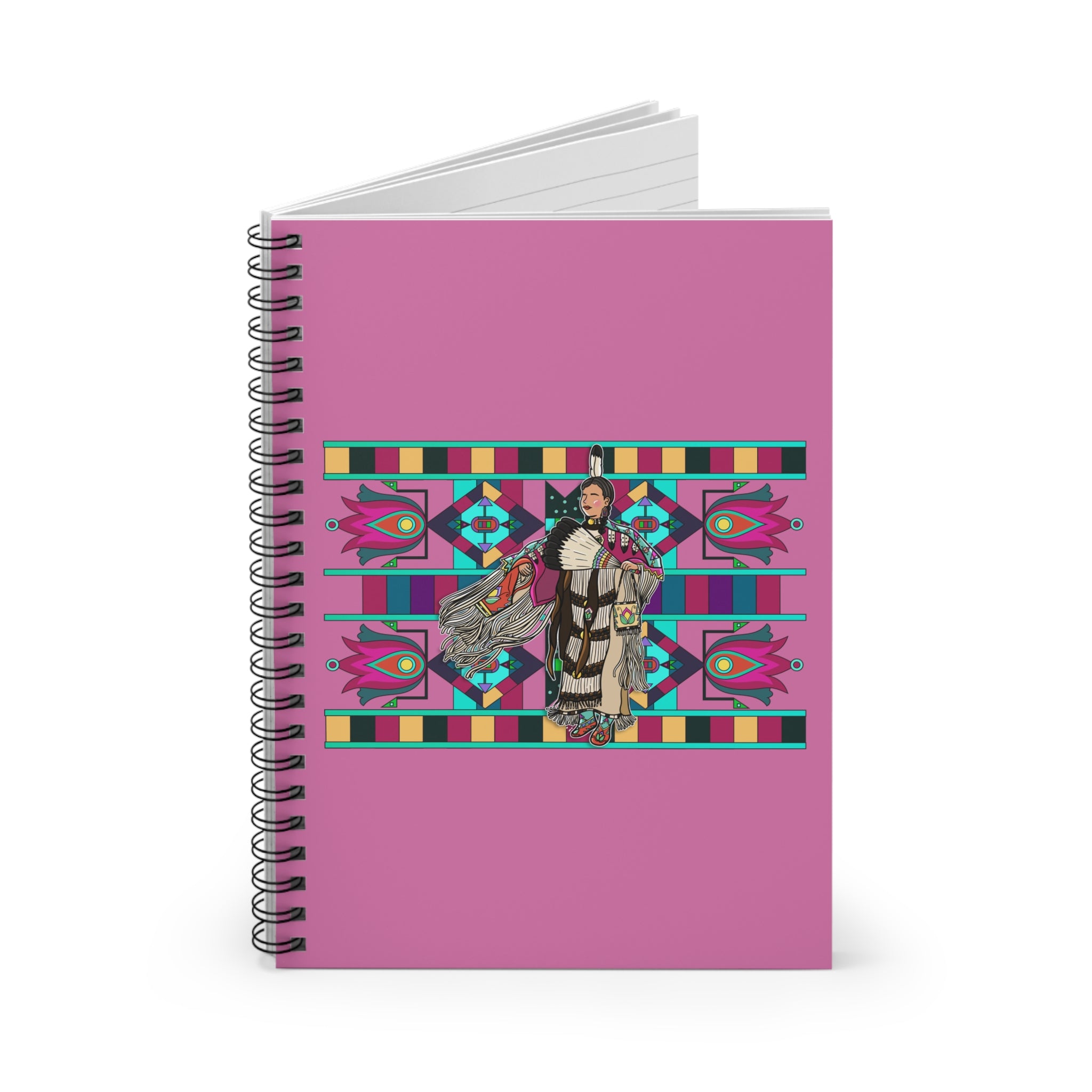 Traditional Dancer 5 Spiral Notebook