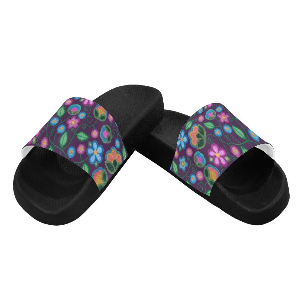 Turquoise Sunbeam Violet Men's Slide Sandals