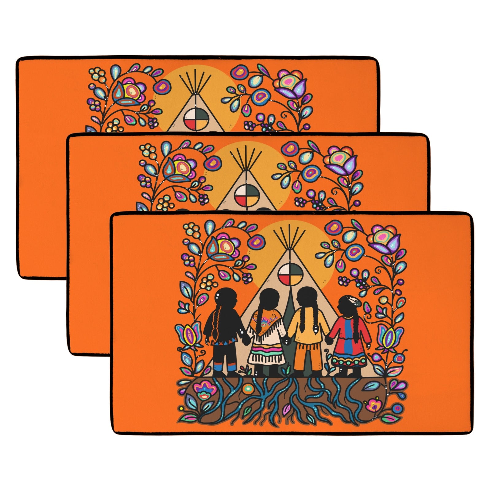 Rooted in Culture Floor Mat 90x61cm (3-Pack)