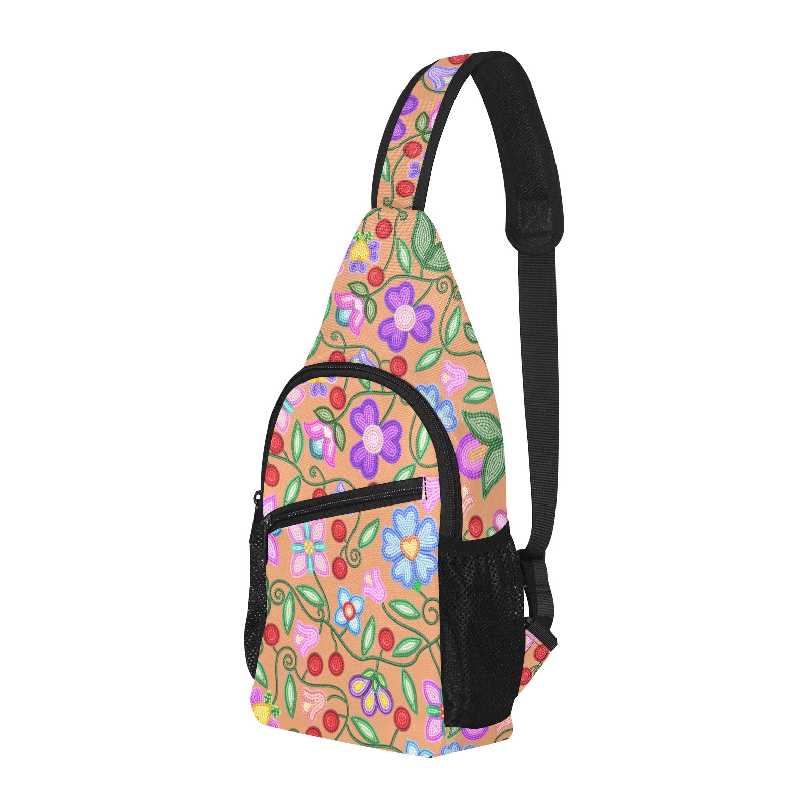 Petal Harmony Terracotta Chest Bag