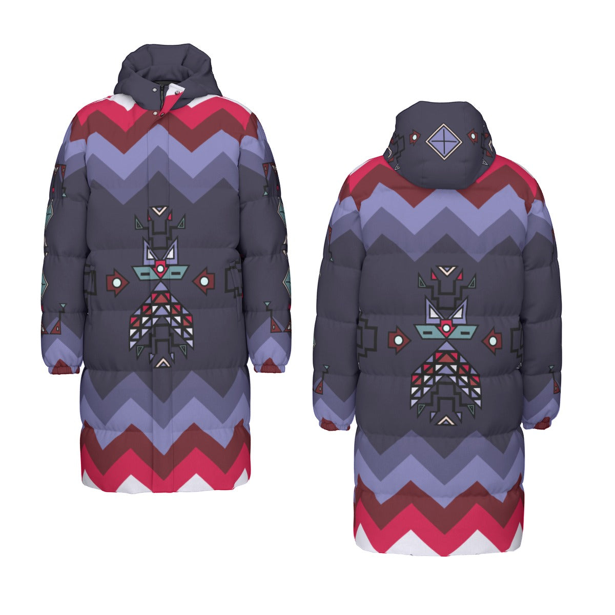 Cinder Guardian Unisex Long Down Jacket