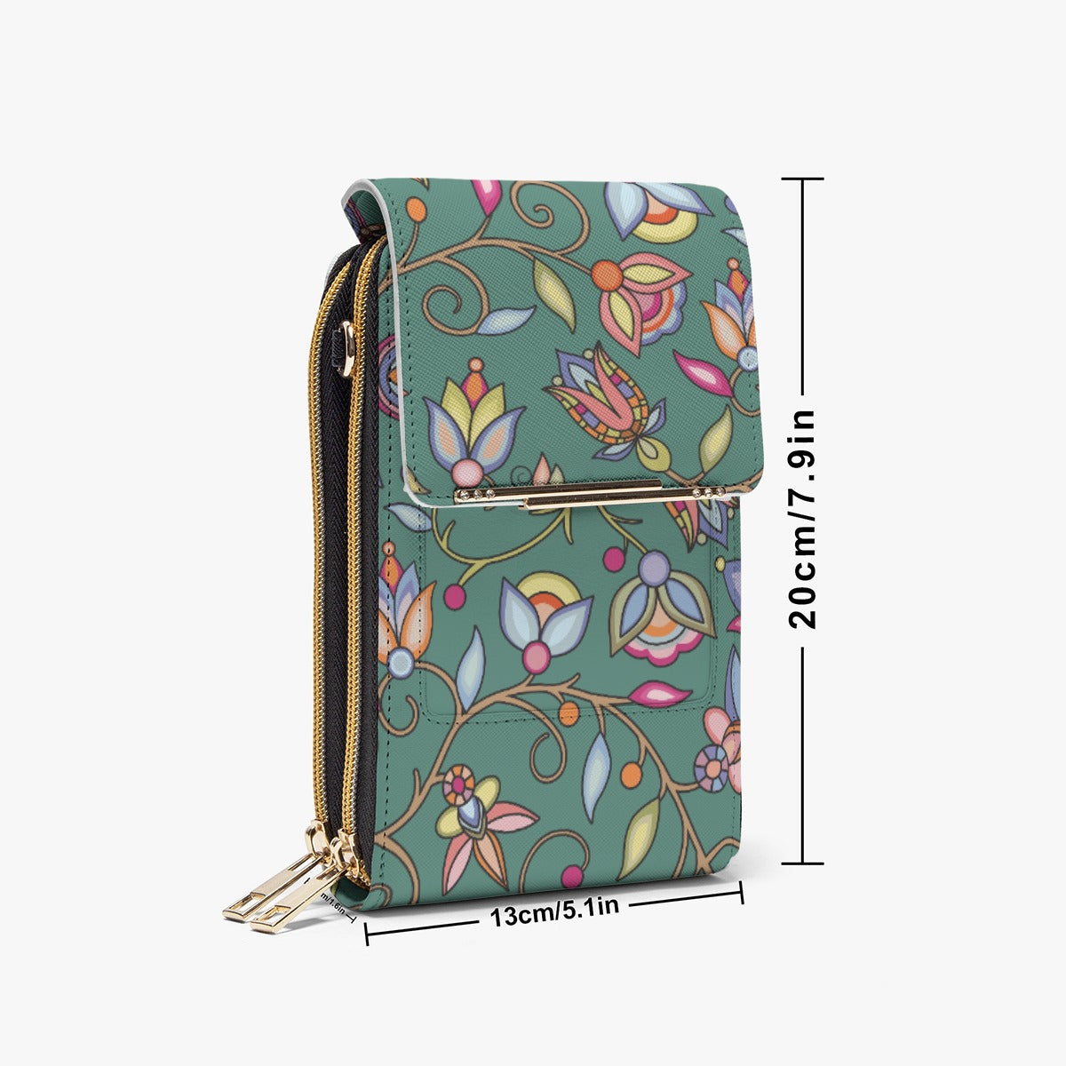 Buffalo Bloom Pond Reflection Mobile Phone Chest Bag