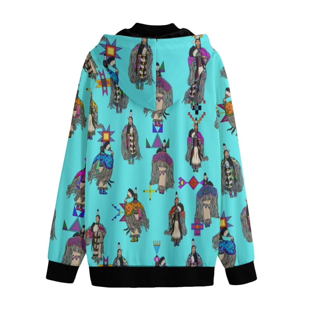 Women's Tradish Dancers Turquoise Men's Varsity Jacket