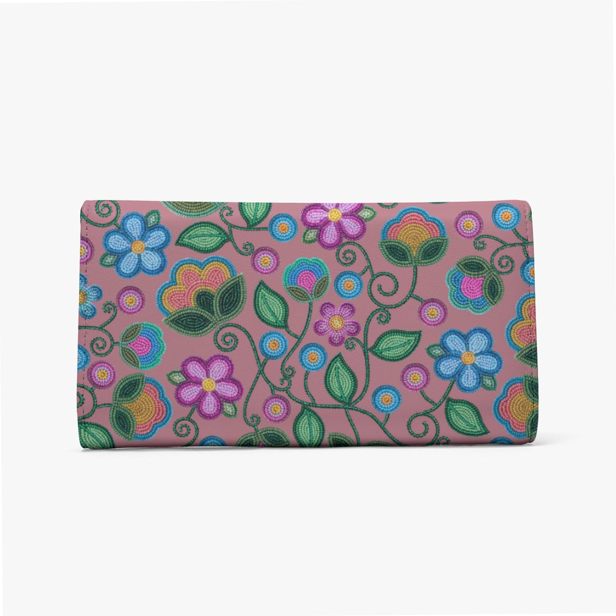 Turquoise Sunbeam Peach Foldable Wallet