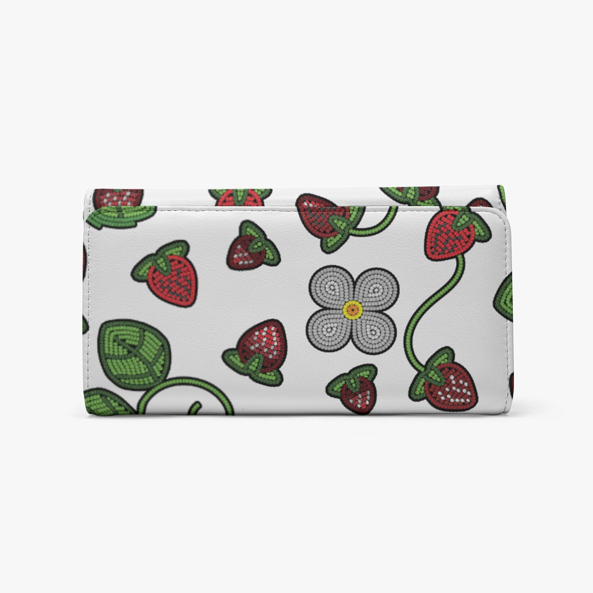 Strawberry Dreams White Foldable Wallet