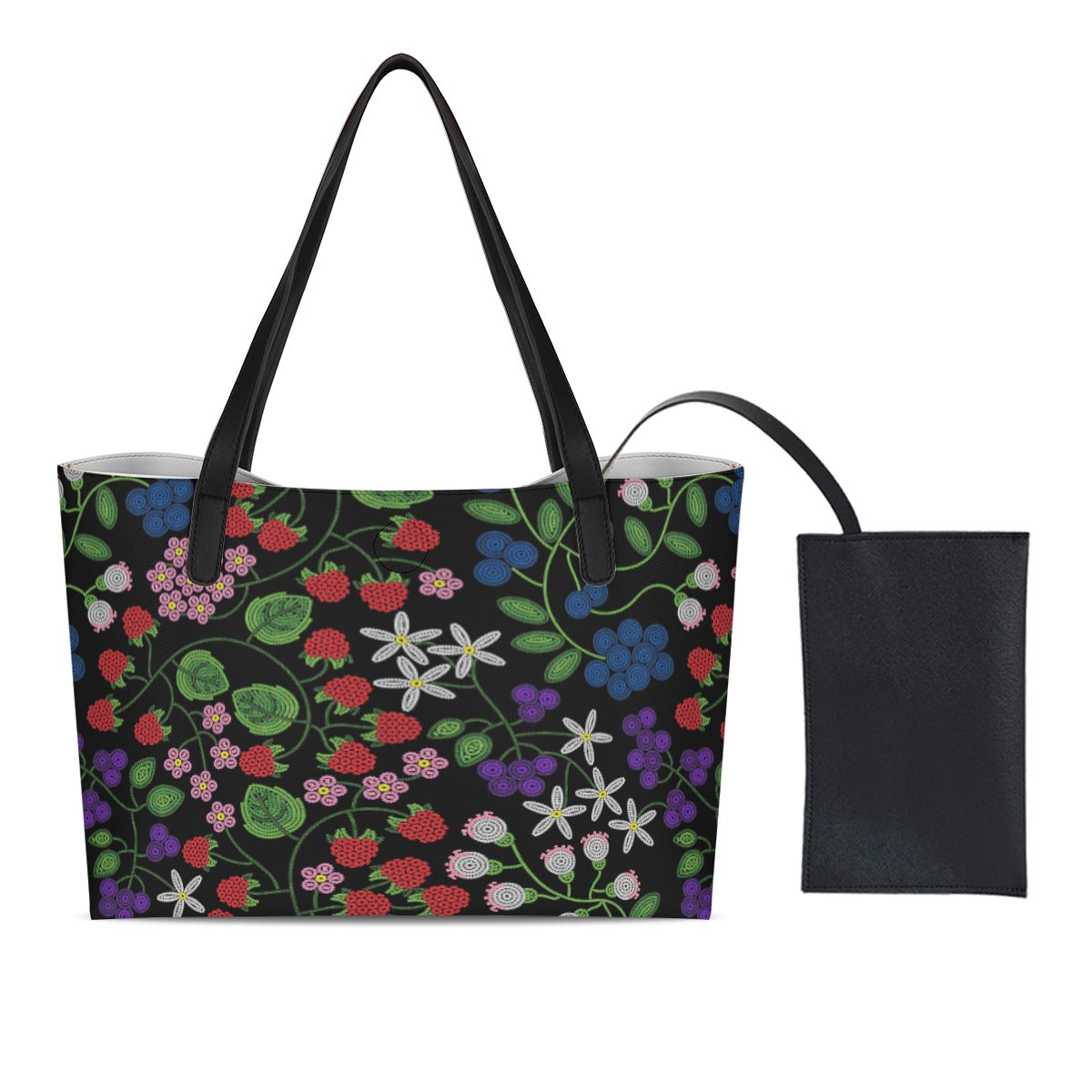 Takwakin Harvest Midnight Shopping Tote Bag With Black Mini Purse