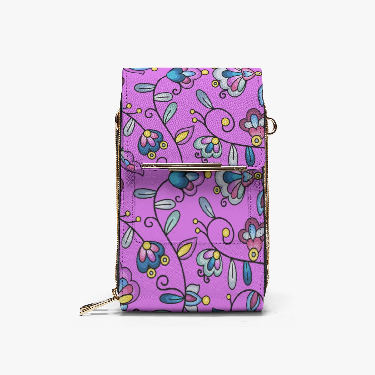 Autumn Bundle Blessing Purple Mobile Phone Chest Bag