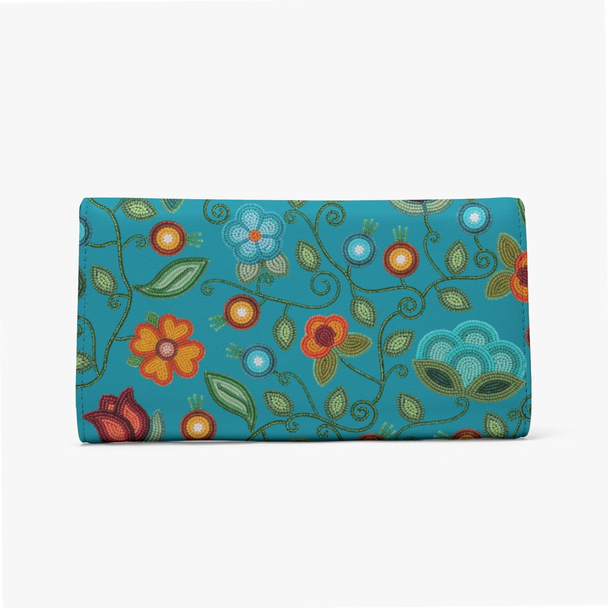 Prairie Fire Petals Ocean Foldable Wallet