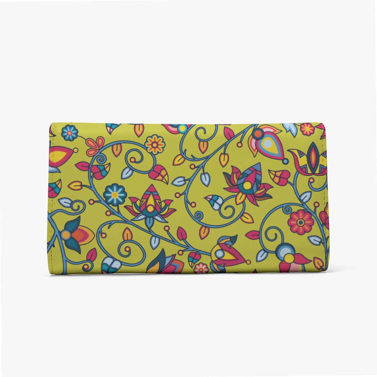 Thorny Path Yellow Foldable Wallet