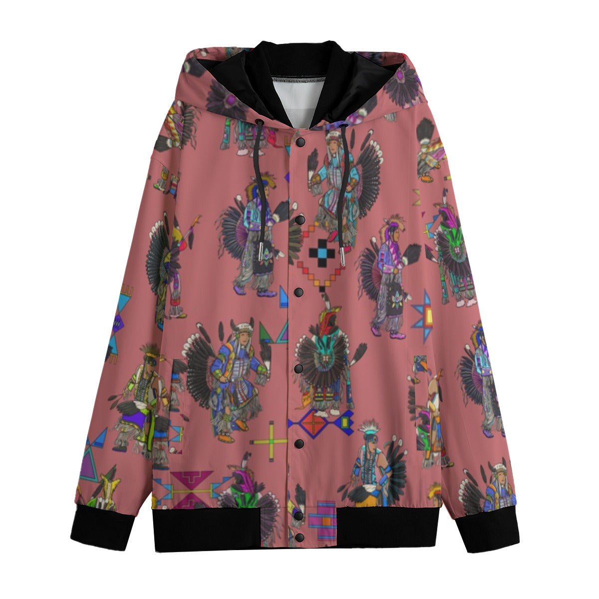 Men's Tradish Dancers Terra Cotta Men's Varsity Jacket