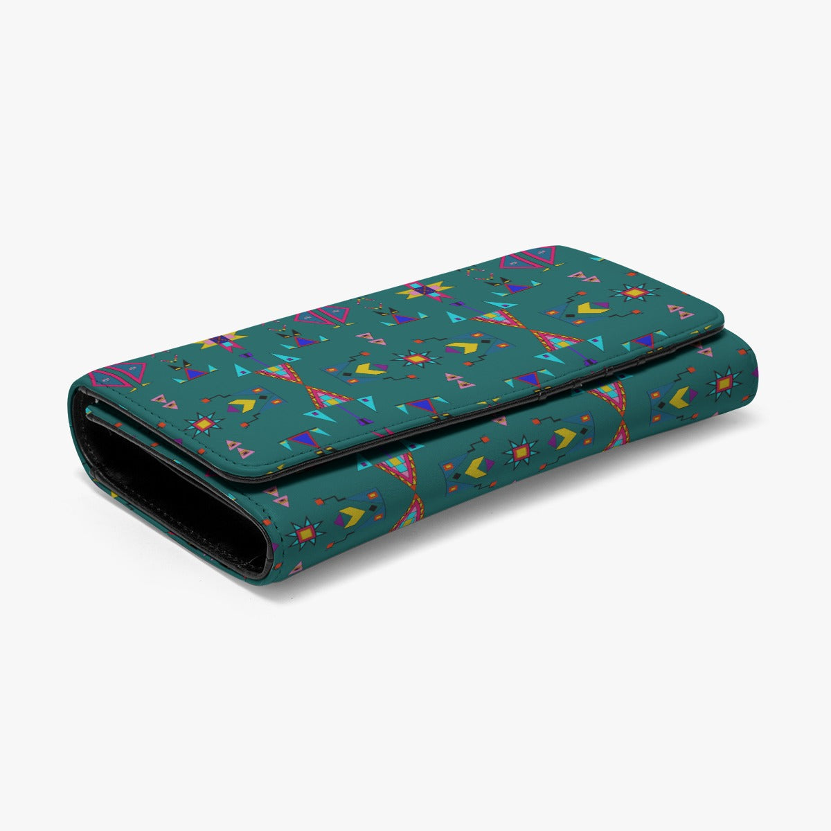 Enemy Territory Teal Foldable Wallet