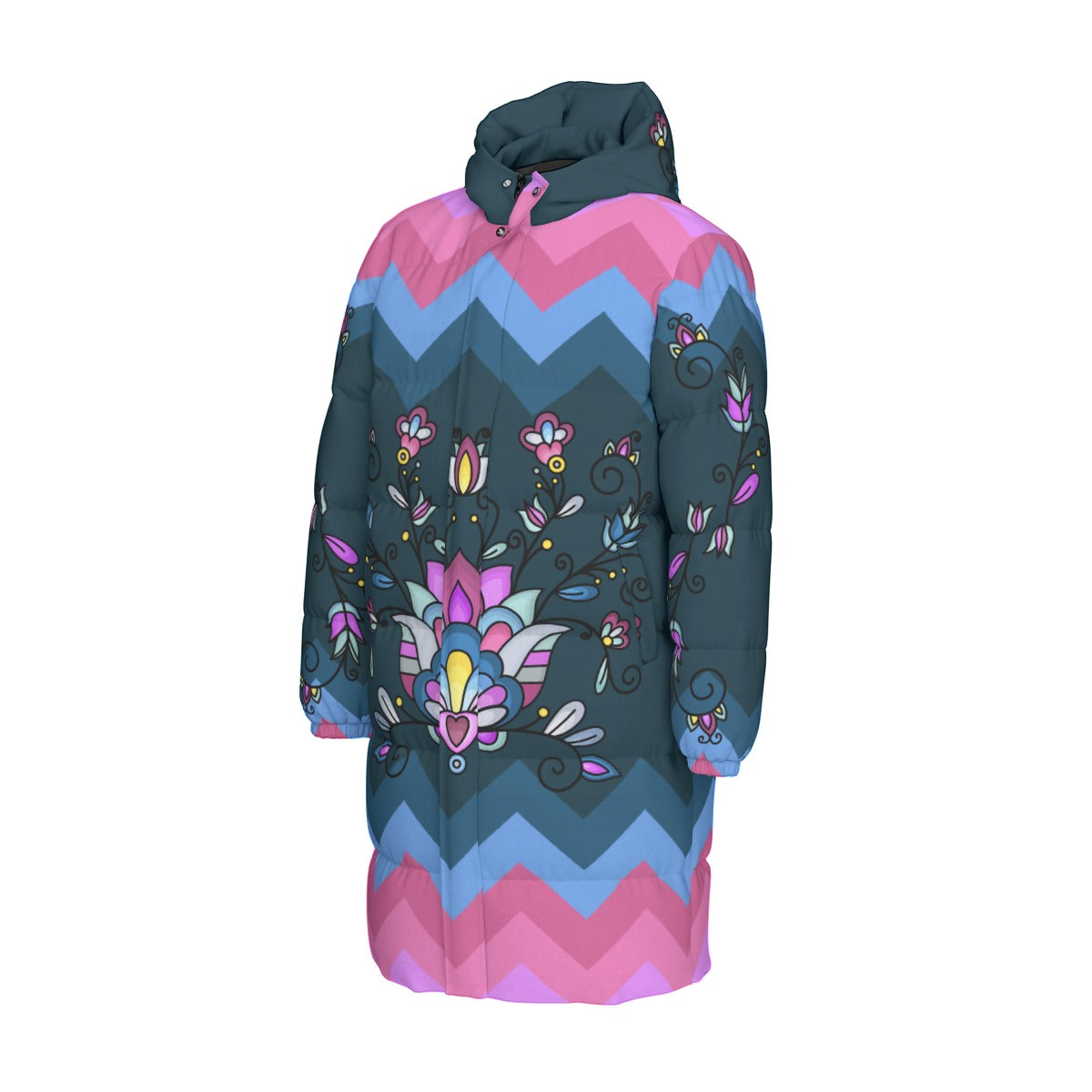 Autumn Bundle Blessing Unisex Long Down Jacket