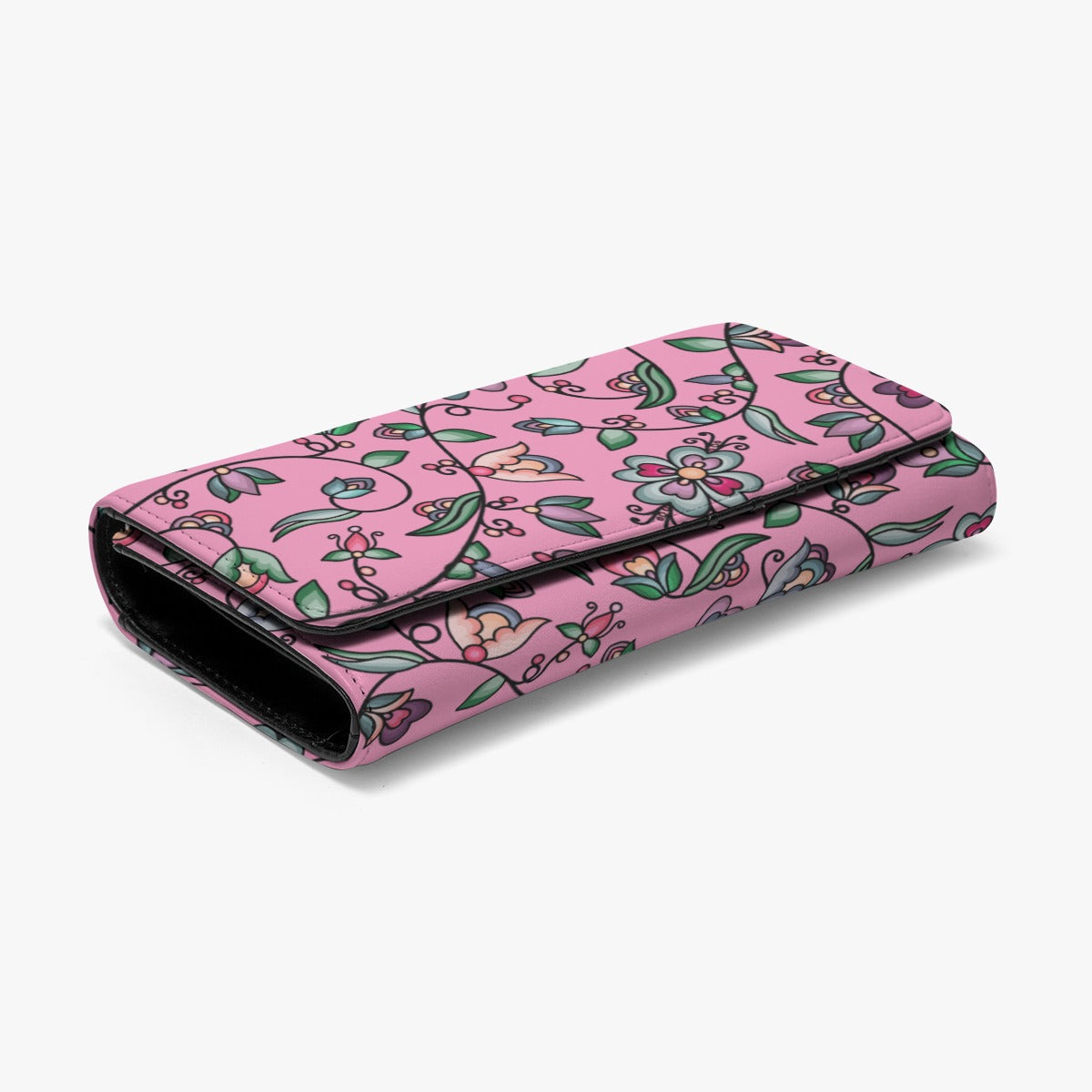 Amber Evening Garland Pink Foldable Wallet