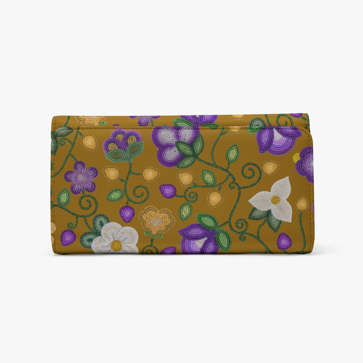 Midnight Moss Bloom Toffee Foldable Wallet