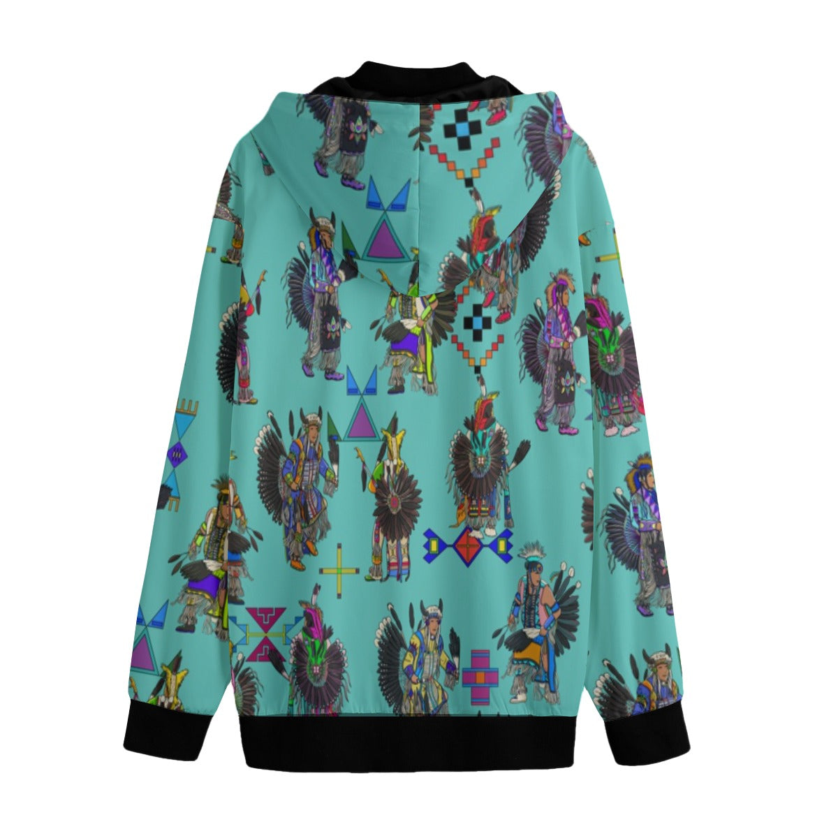 Men's Tradish Dancers Eggshell Blue Men's Varsity Jacket