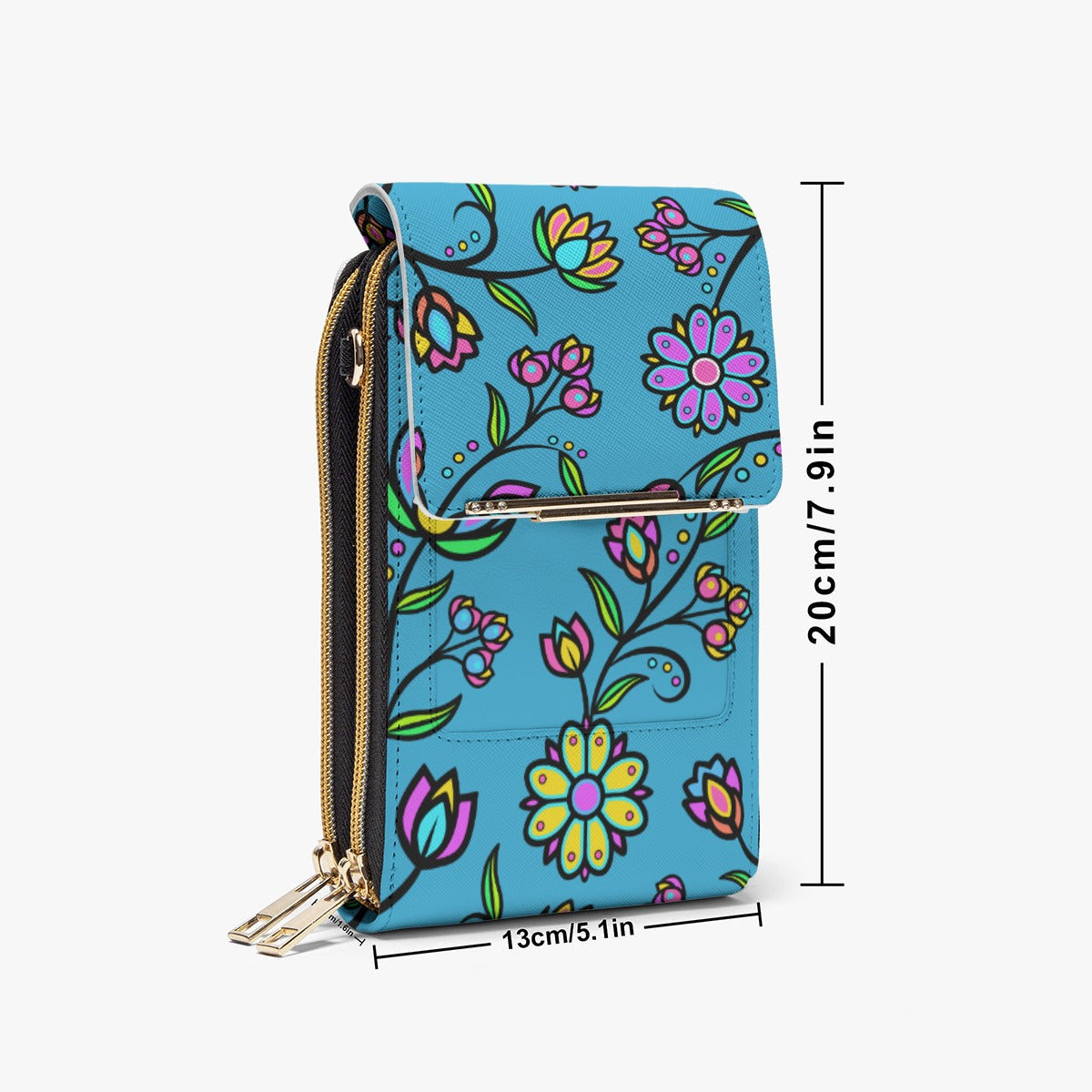 Cosmic Whispers Pastel Rainy Day Mobile Phone Chest Bag