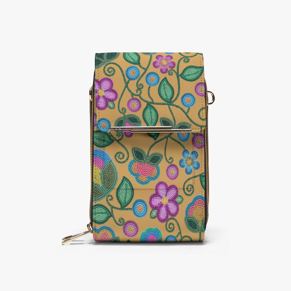 Turquoise Sunbeam Yellow Mobile Phone Chest Bag