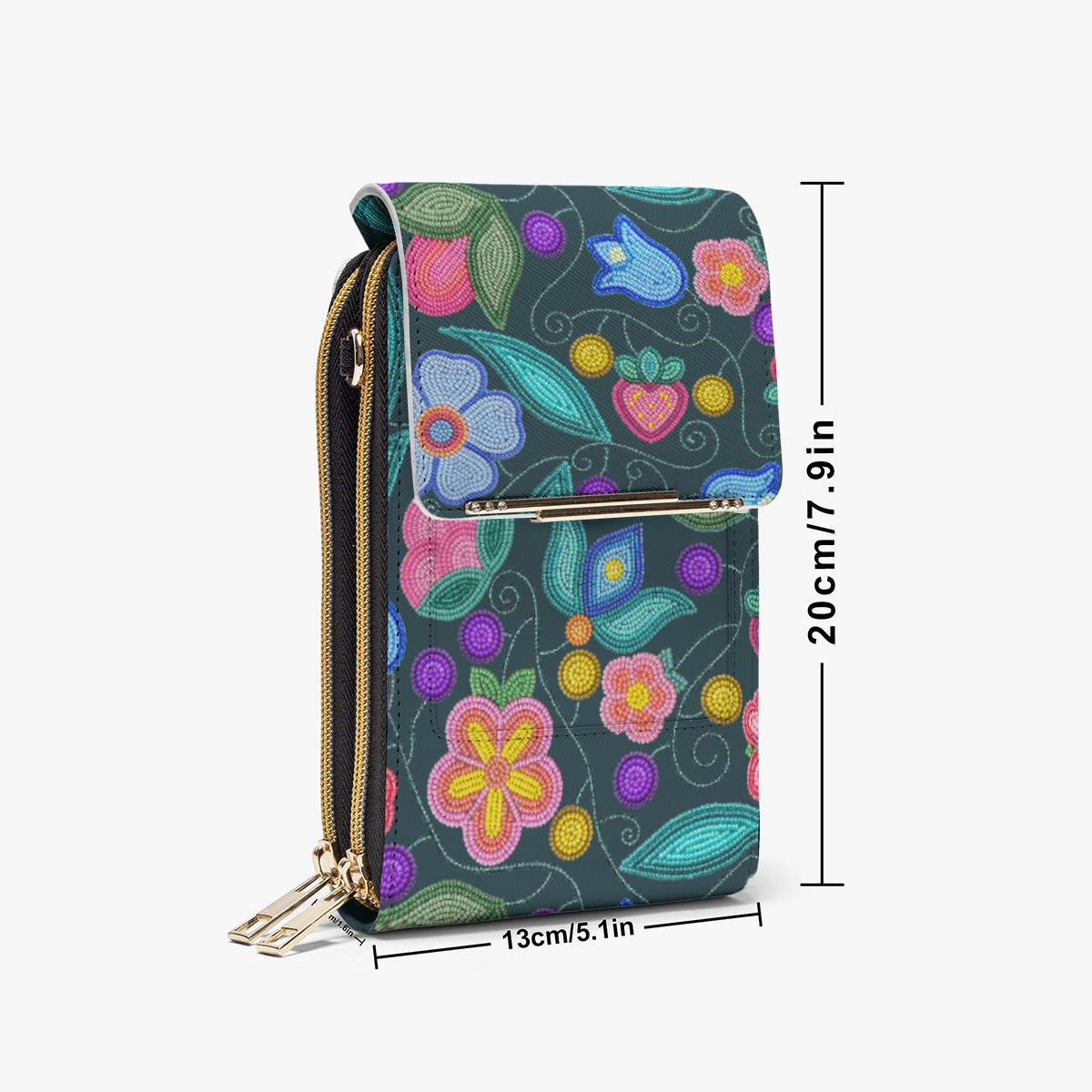 Sweet Offering Dark Teal Mobile Phone Chest Bag