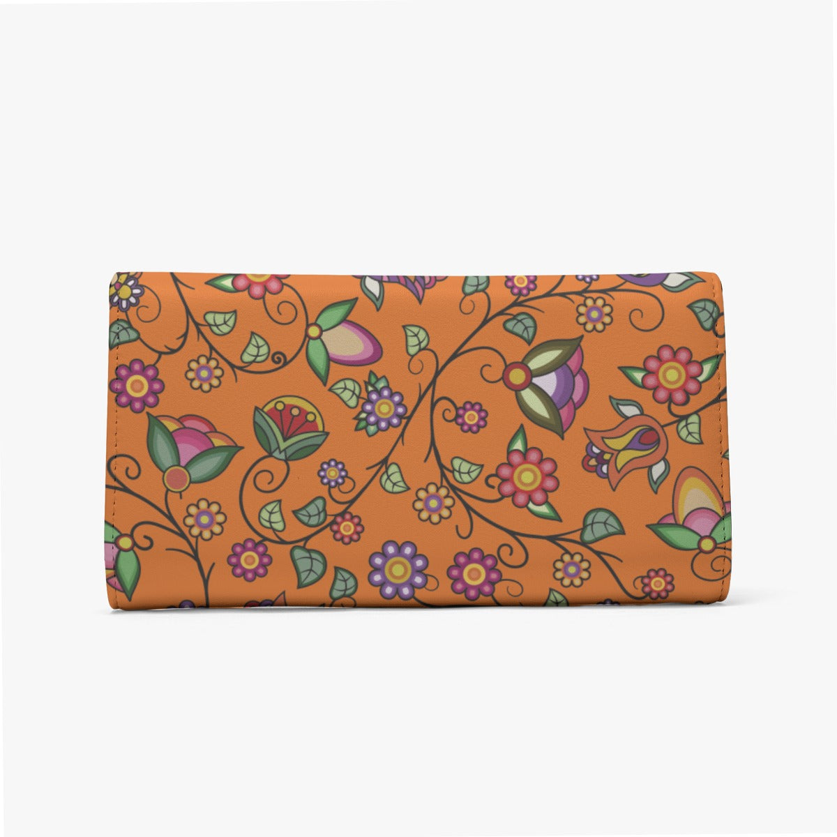 Heartbeat Petals ECM Orange Foldable Wallet