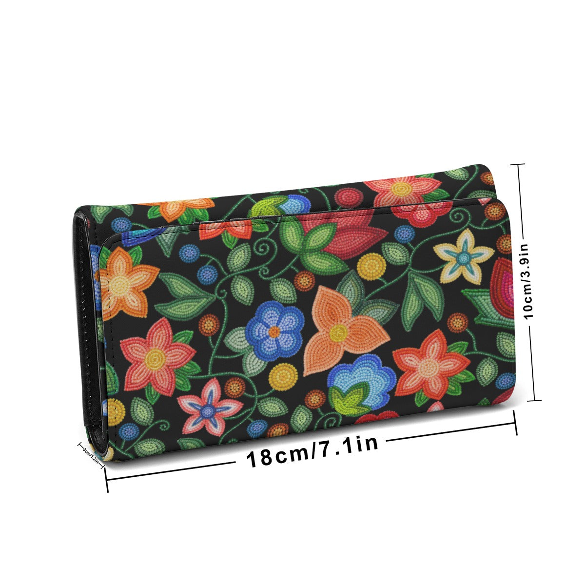 Morning Harmony Black Foldable Wallet