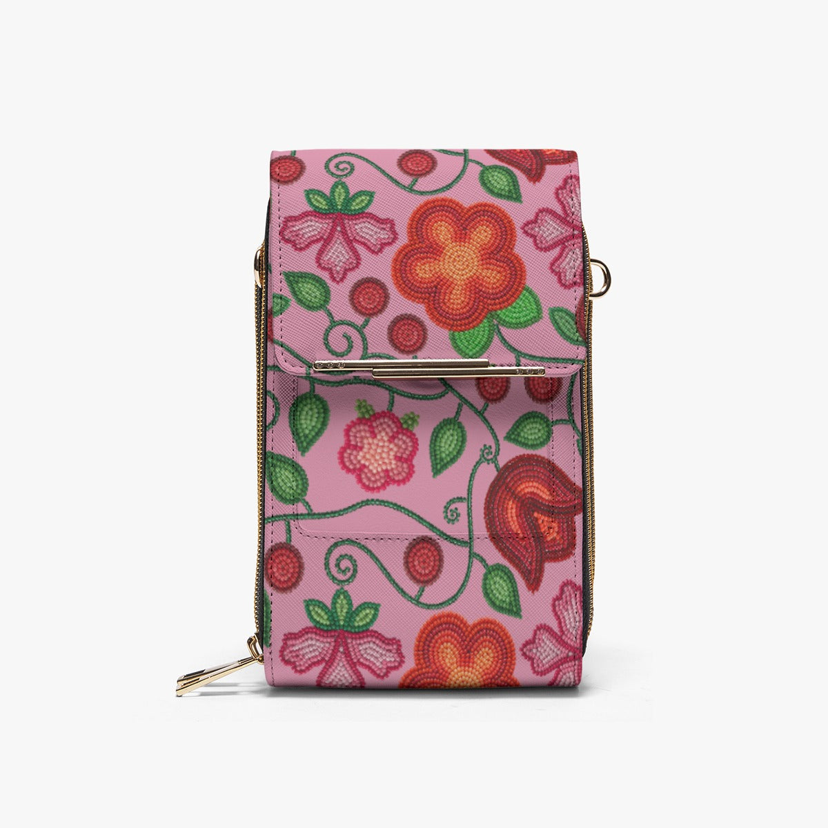 Rose Reverie Pink Mobile Phone Chest Bag