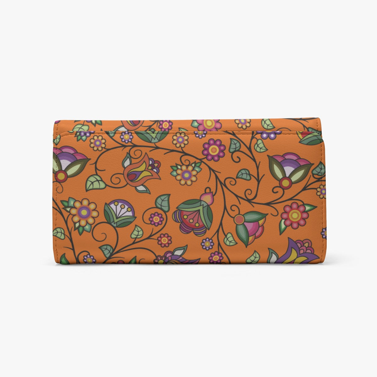 Heartbeat Petals ECM Orange Foldable Wallet