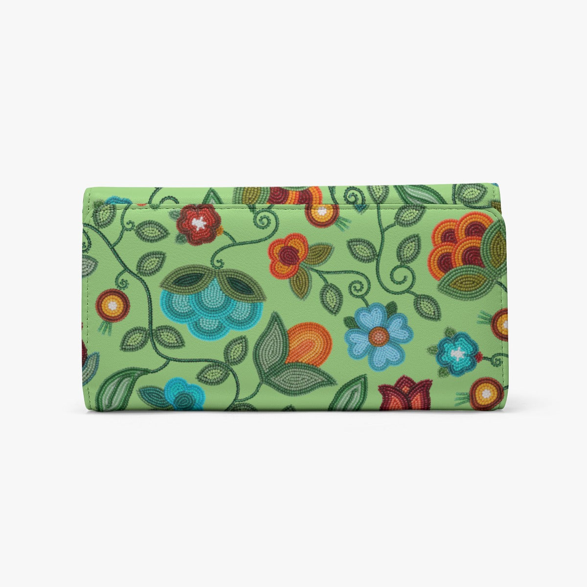 Prairie Fire Petals Sage Foldable Wallet