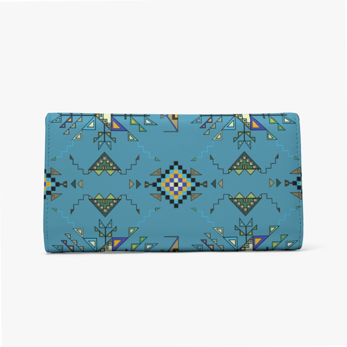 Bear Shield Blue Foldable Wallet