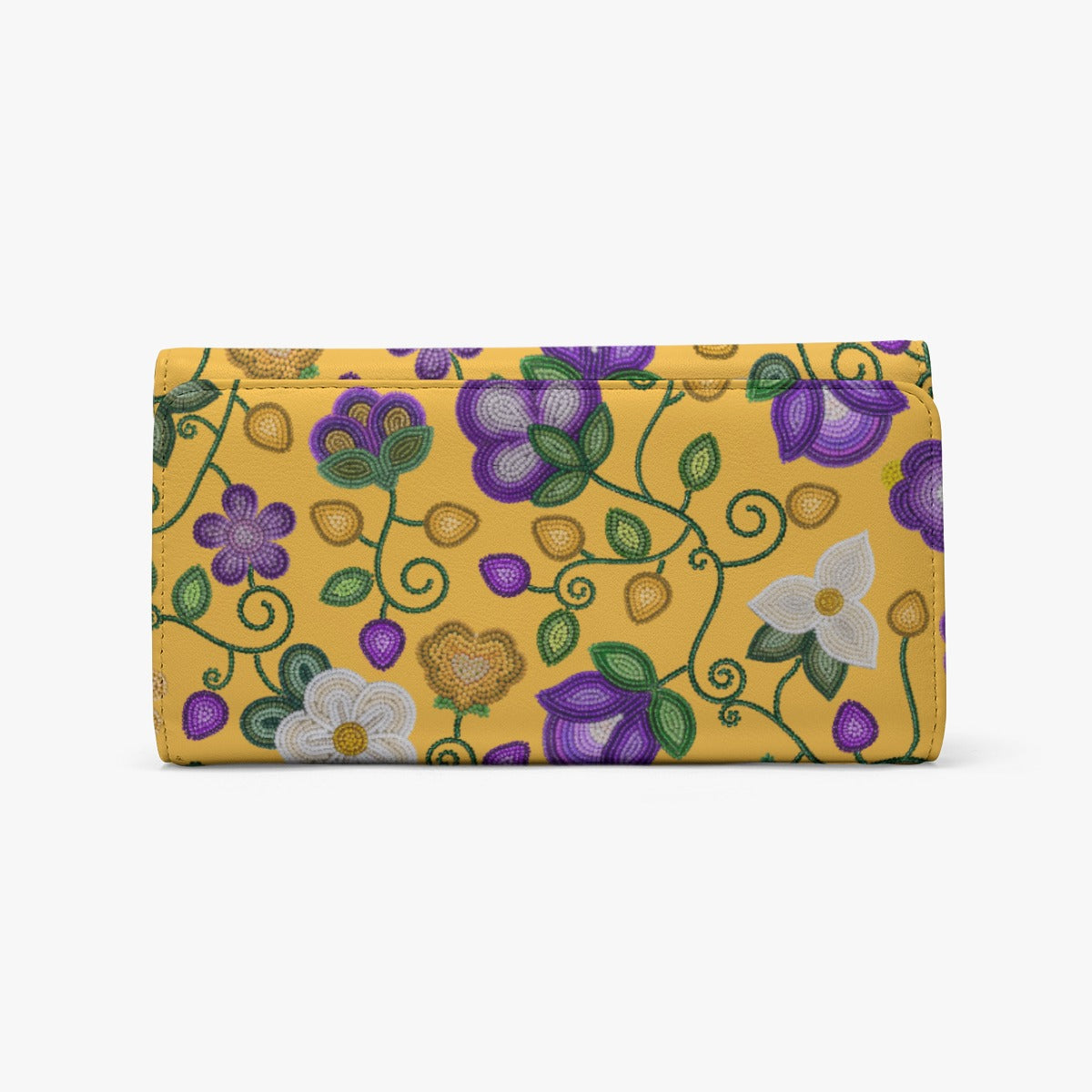 Midnight Moss Bloom Yellow Foldable Wallet