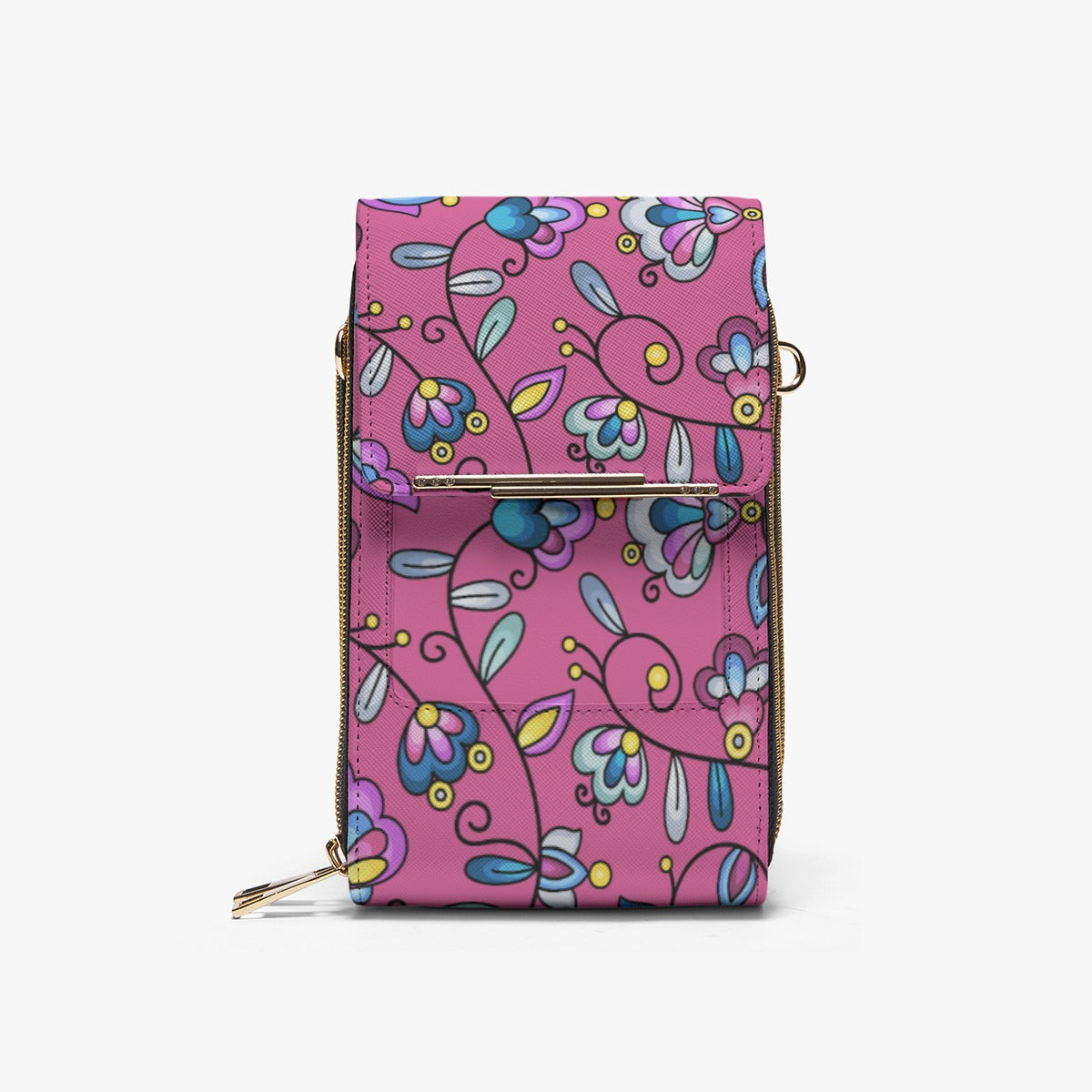 Autumn Bundle Blessing Pink Mobile Phone Chest Bag