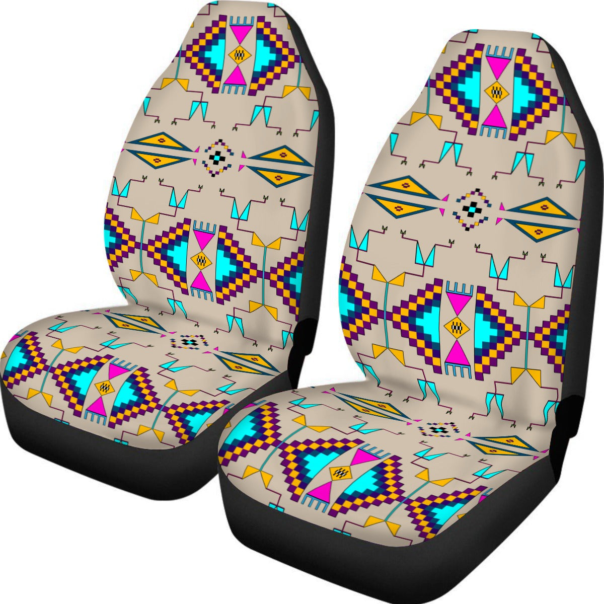 Rite of Passage Sand Universal Car Seat Cover With Thickened Back