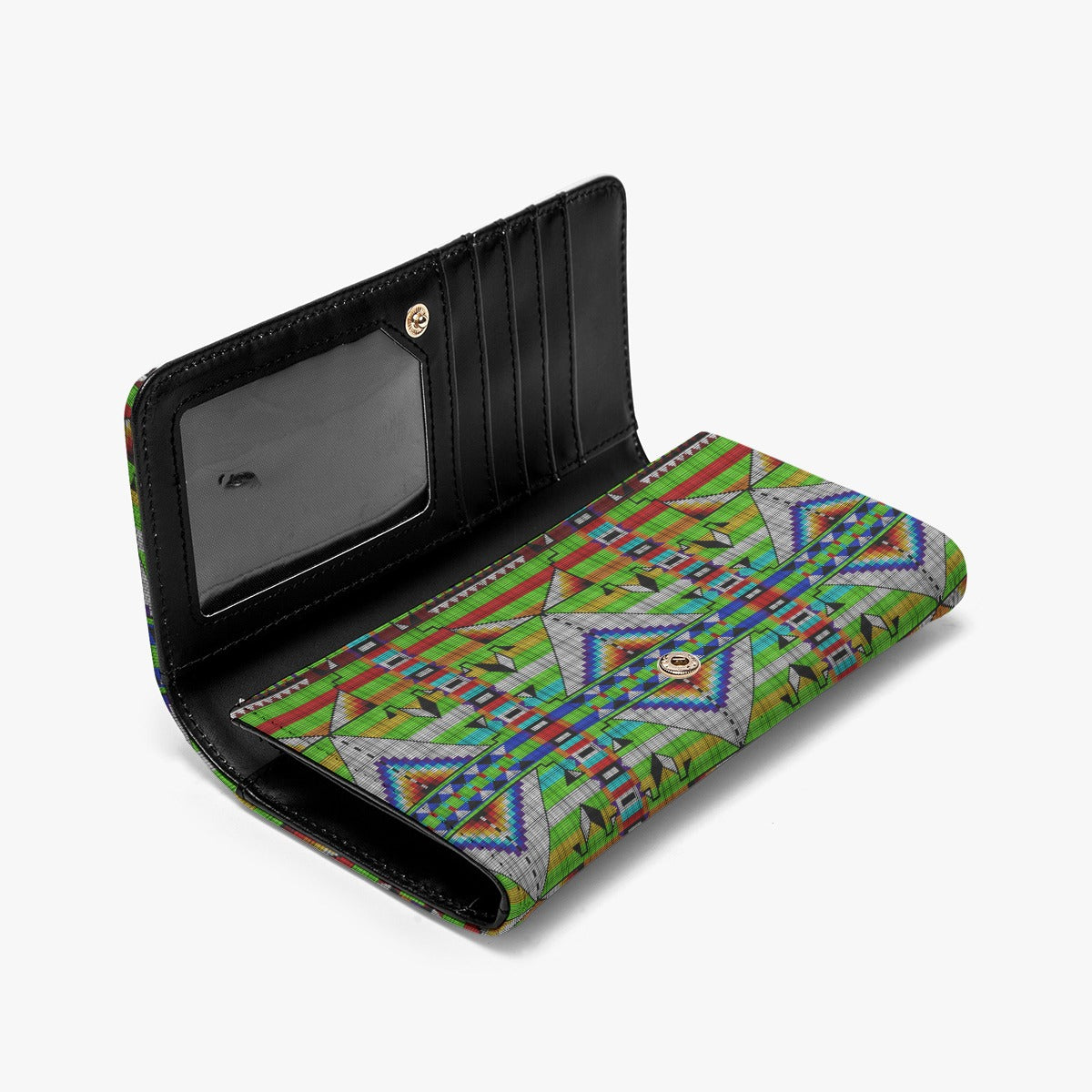 Medicine Blessing Lime Green Foldable Wallet