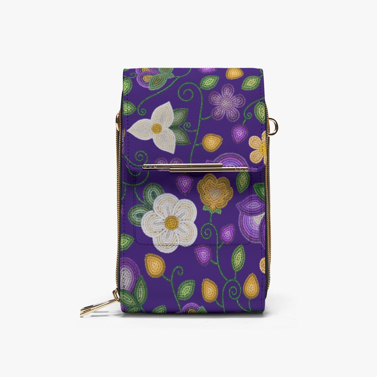 Midnight Moss Bloom Aubergine Mobile Phone Chest Bag