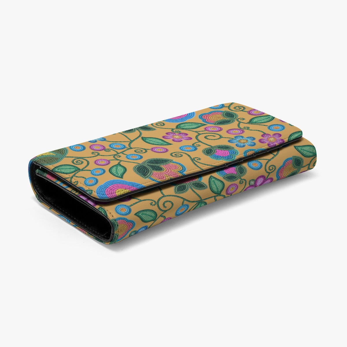 Turquoise Sunbeam Yellow Foldable Wallet