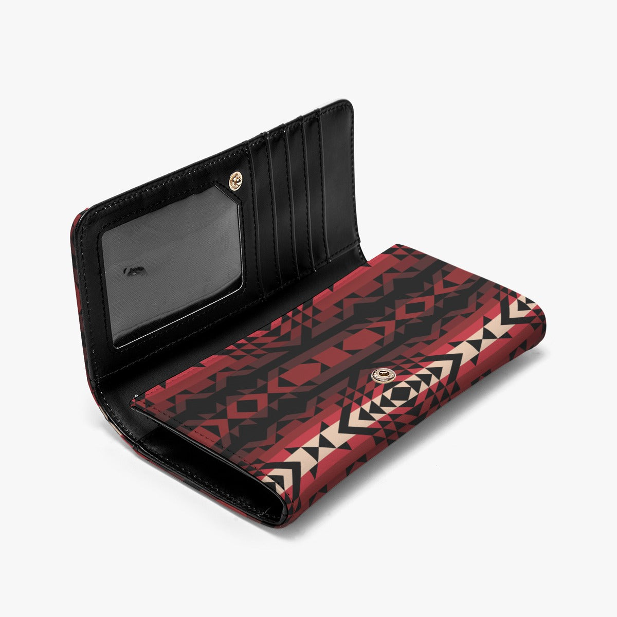 Black Rose Foldable Wallet