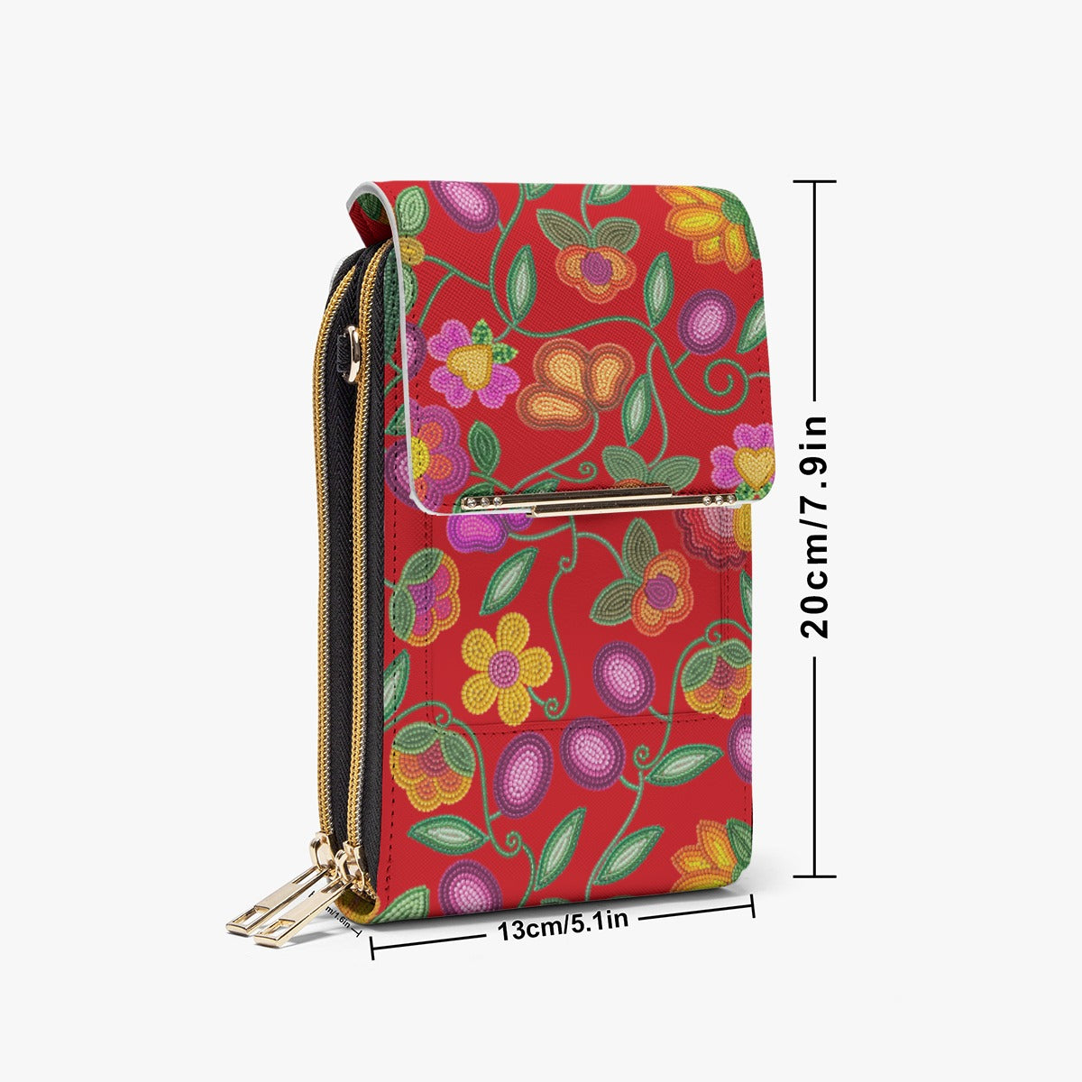 Boreal Bounty Red Mobile Phone Chest Bag